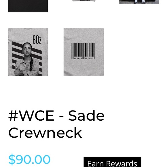 🎙️ Sade Crewneck • Grey • Unisex • ServedFresh 
Small - Picture 5 of 10